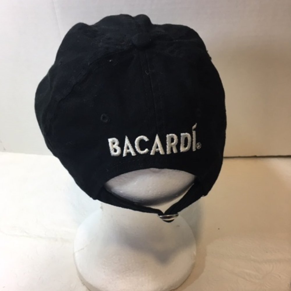 NEW Black Bacardi Rum Spice Things Up Adjustable Cotton Baseball Cap PROMO HAT